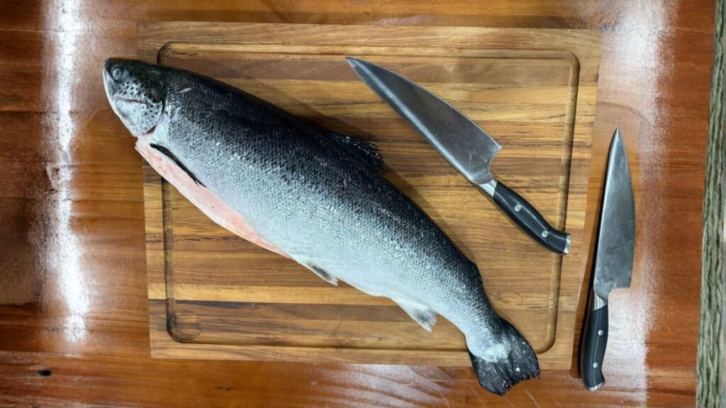 Cedar Plank Dry-Aged Salmon