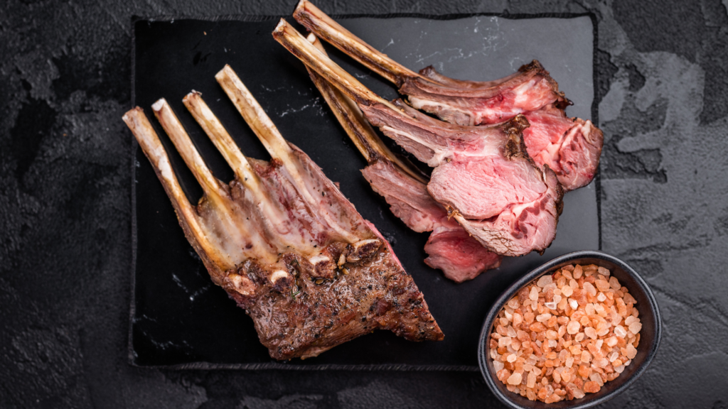 Grilled Herb-Crusted Lamb Racks Using the Liberty Meat Ager and Kokomo Grill